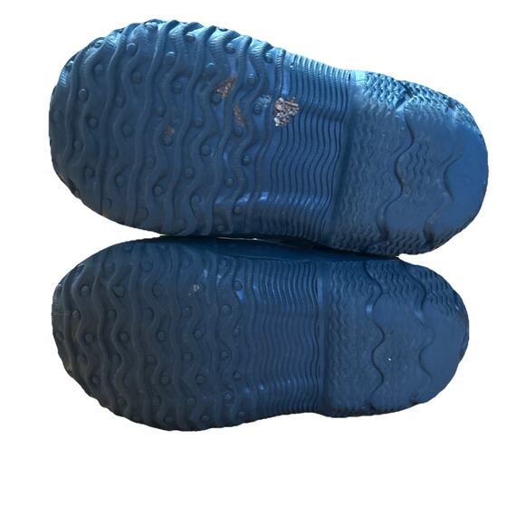 Bogs Little Girl 9 Boot Rubber Blue Casey Lace Up Waterproof Winter Snow Toddler - Picture 8 of 8